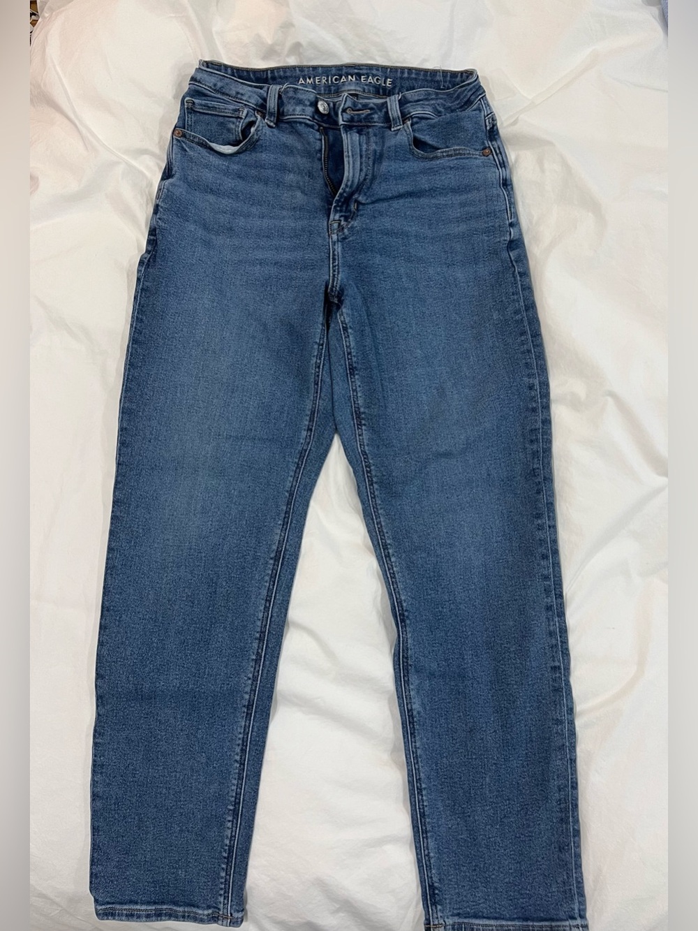 American Eagle Outfitters Dark Blue Ankle Jeans
